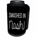 3dRose Tory Anne Collections Quotes - Bachelorette Party Bridesmaid T Shirt Tank Top Smashed In Nashville - Can Cooler Bottle Wrap (cc_292523)