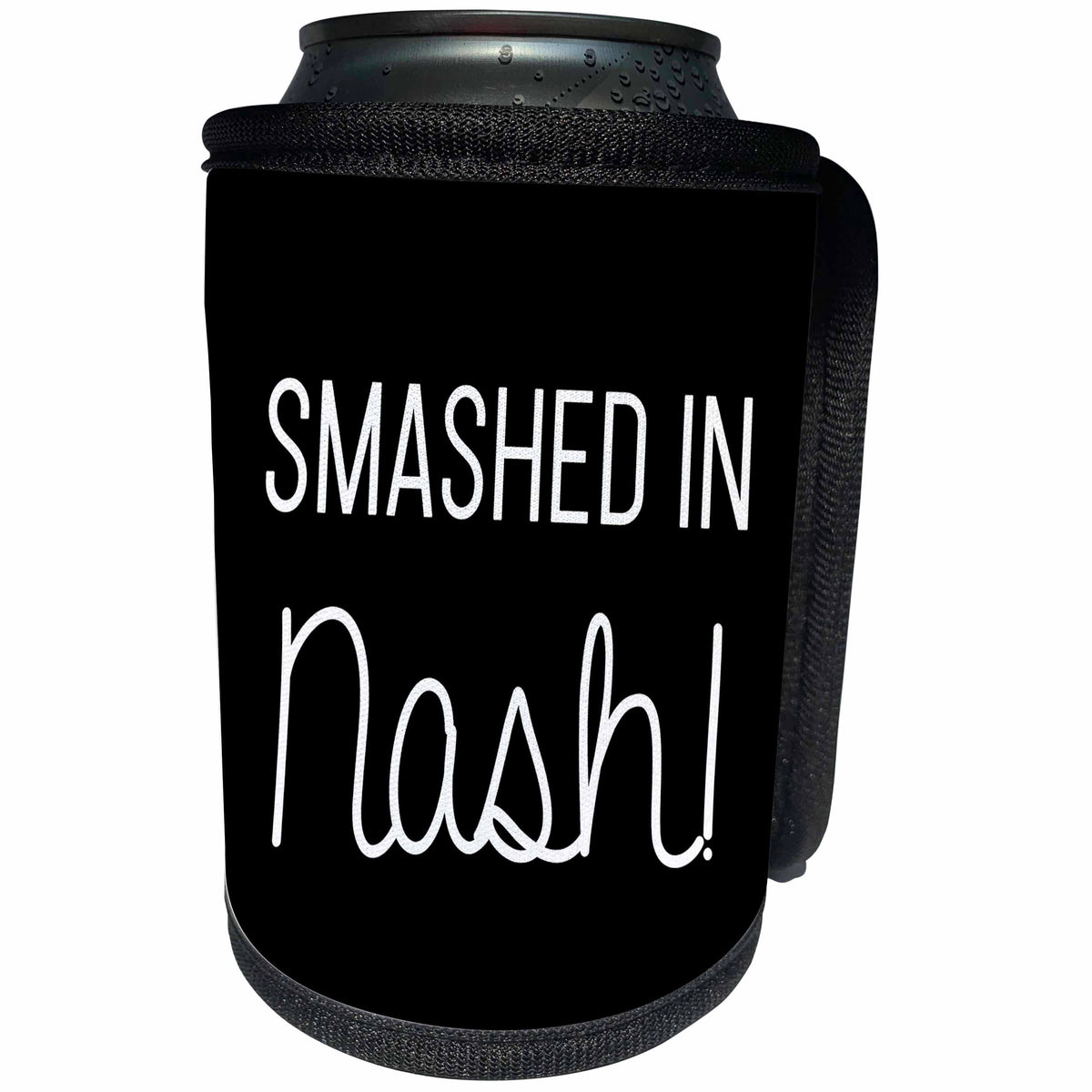 3dRose Tory Anne Collections Quotes - Bachelorette Party Bridesmaid T Shirt Tank Top Smashed In Nashville - Can Cooler Bottle Wrap (cc_292523)