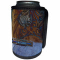3dRose Patricia Sanders Creations - Old Style Guitar Art Music - Can Cooler Bottle Wrap (cc_29253)