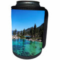 3dRose Lake Tahoe Sand Harbor Beautiful View - Can Cooler Bottle Wrap (cc_292541)