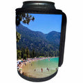 3dRose Tory Anne Collections Photography - Lake Tahoe Sand Harbor Beautiful View Summer Fun Mountains - Can Cooler Bottle Wrap (cc_292546)