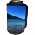 3dRose Tory Anne Collections Photography - Lake Tahoe Blue Sky Rocks Beautiful View - Can Cooler Bottle Wrap (cc_292548)