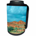 3dRose Jos Fauxtographee- Southern Utah - A beautfiul landscape in Southern Utah with cloudy skies - Can Cooler Bottle Wrap (cc_292575)