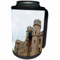 3dRose Jos Fauxtographee- LondonTower - The London Tower taken from a side view with Castle Details - Can Cooler Bottle Wrap (cc_292580)