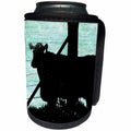3dRose Cassie Peters Digital Art - Cow Grunge - Can Cooler Bottle Wrap (cc_292674)