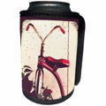 3dRose Cassie Peters Photography - Vintage Tricycle Grunge - Can Cooler Bottle Wrap (cc_292686)