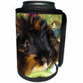 3dRose Cassie Peters Photography - Guinea Pig and Christmas Bells - Can Cooler Bottle Wrap (cc_292698)