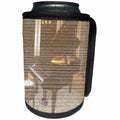 3dRose Patricia Sanders Creations - Elegant Black Piano Music Instrument - Can Cooler Bottle Wrap (cc_29270)