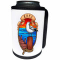 3dRose Alexis Design - Maritime - Nautical image of a sea gull on a wooden bitt. A text HOPE - Can Cooler Bottle Wrap (cc_292935)