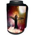 3dRose Heike Köhnen Design Fairies Farytale - Dark fairy in the universe - Can Cooler Bottle Wrap (cc_293104)