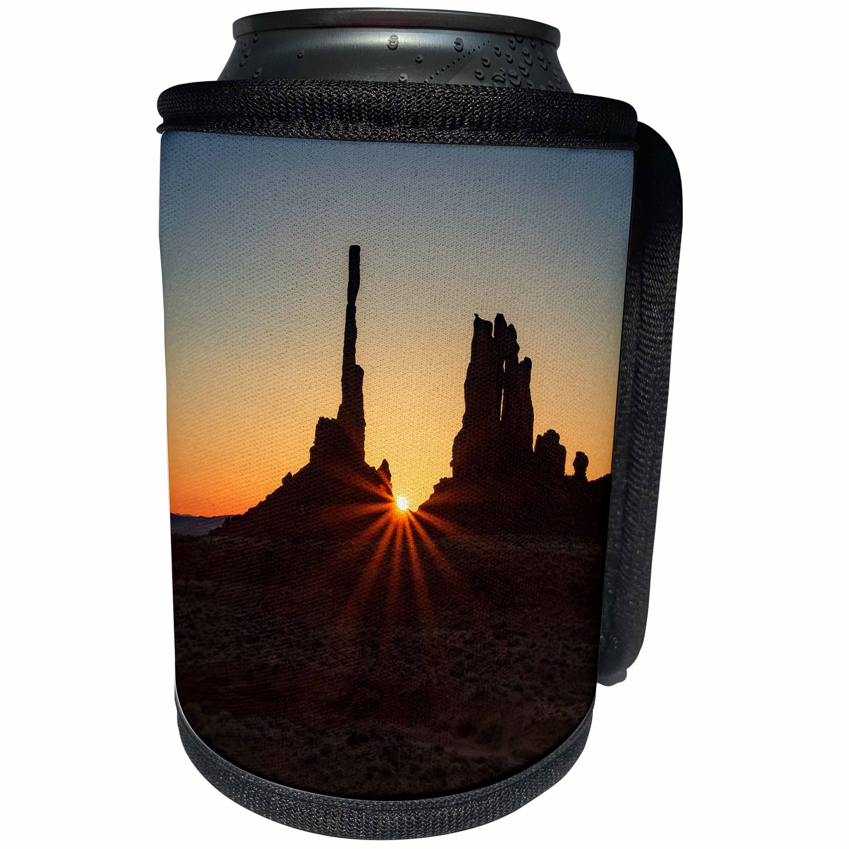 3dRose Mike Swindle Photography - Landscapes - Desert Sunrise - Can Cooler Bottle Wrap (cc_293128)
