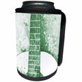3dRose Patricia Sanders Creations - Vintage Green Guitar Music Instruments - Can Cooler Bottle Wrap (cc_29314)