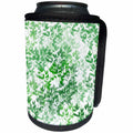 3dRose lens Art by Florene - Floral And Tree Abstracts - Image of Small Pattern Of Intertwined Green Leaves - Can Cooler Bottle Wrap (cc_293636)