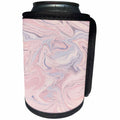 3dRose Andrea Haase Allover Pattern - Image Of Soft Pink Marbled Surface - Can Cooler Bottle Wrap (cc_293829)