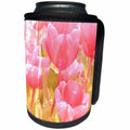3dRose Patricia Sanders Flowers - Vintage Pink Tulips Photography Flowers Easter - Can Cooler Bottle Wrap (cc_29429)