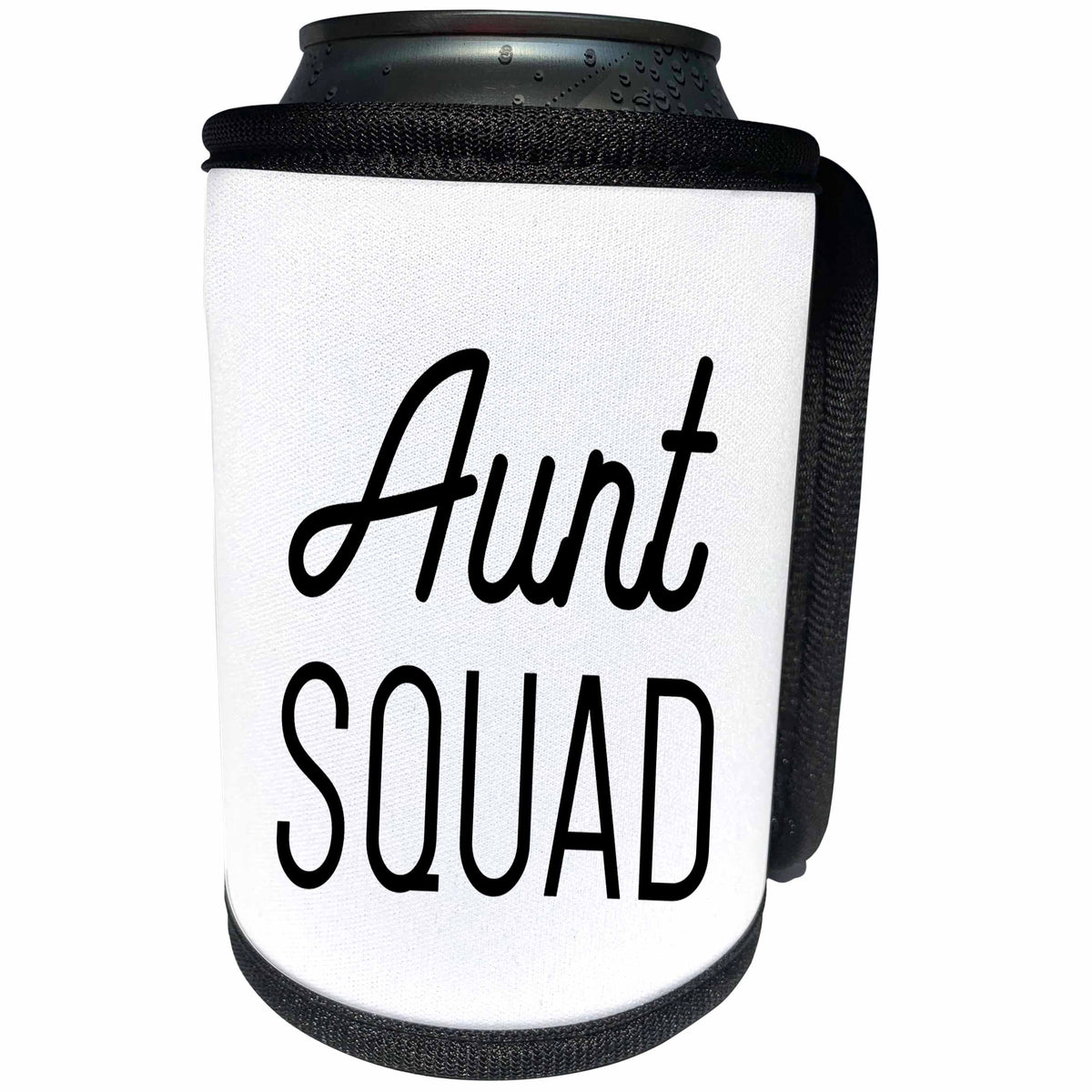 3dRose Tory Anne Collections Quotes - Aunt Squad - Can Cooler Bottle Wrap (cc_294295)