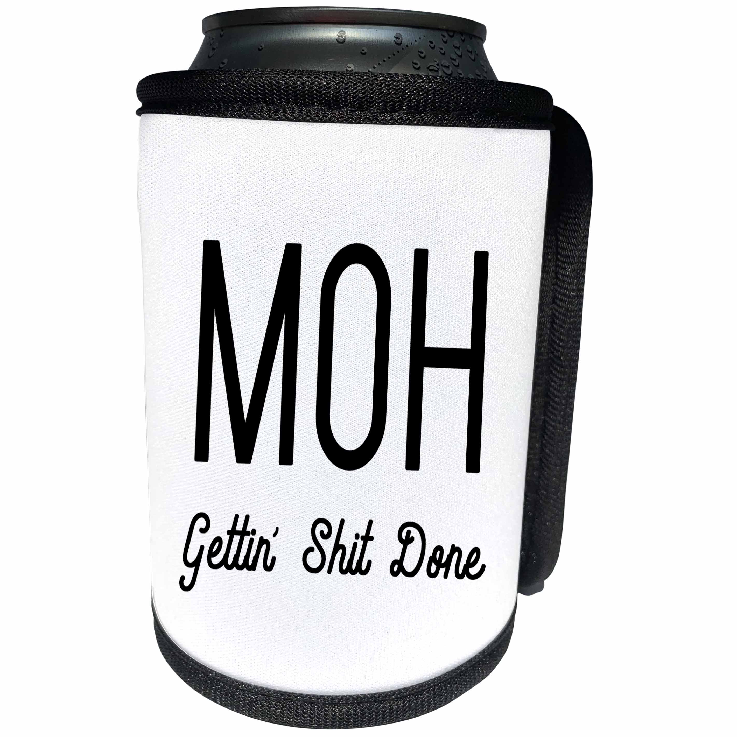 3dRose Tory Anne Collections Quotes - Maid Of Honor Getting Shit Done - Can Cooler Bottle Wrap (cc_294299)