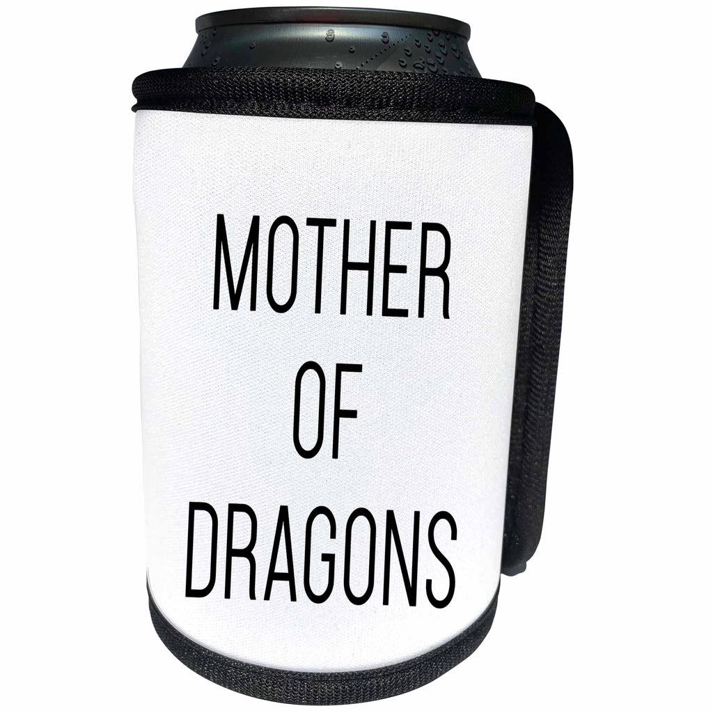 3dRose Tory Anne Collections Quotes - Mother Of Dragons - Can Cooler Bottle Wrap (cc_294308)