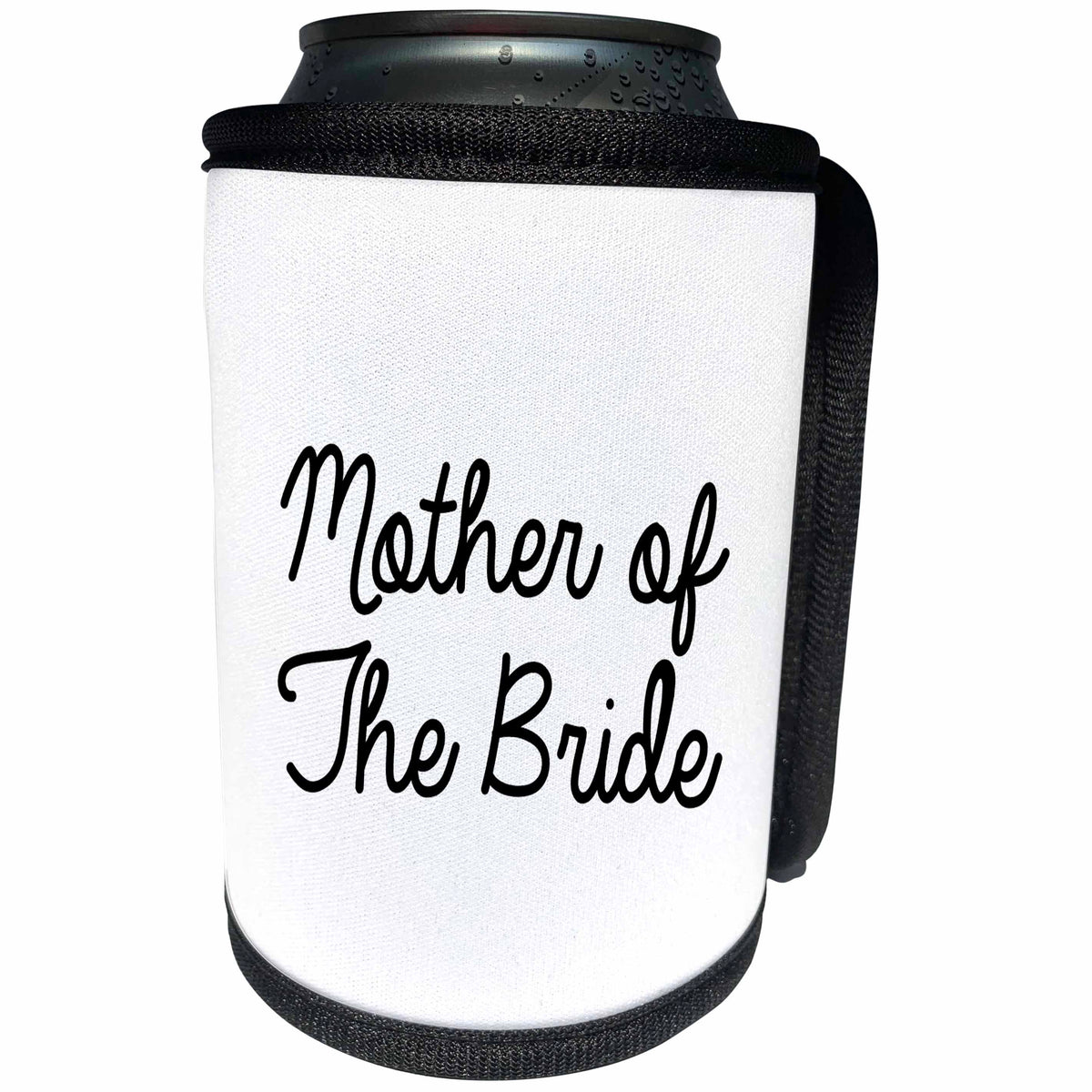 3dRose Tory Anne Collections Quotes - Mother Of The Bride - Can Cooler Bottle Wrap (cc_294316)