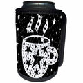 3dRose Spiritual Awakenings Coffee - Dreams of coffee any time of the day a sky of stars and java - Can Cooler Bottle Wrap (cc_294341)