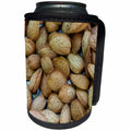 3dRose Alexis Photography - Food Nuts - An image of a pile of almond nuts or seeds - Can Cooler Bottle Wrap (cc_295004)
