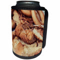 3dRose Alexis Photography - Food Sweet Treats - A pile of fresh apple pie pieces. Stylized photo - Can Cooler Bottle Wrap (cc_295010)