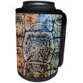 3dRose Alexis Photography - Texture Bone - Image of a tortoise shell. Decorative texture or pattern - Can Cooler Bottle Wrap (cc_295027)