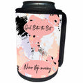 3dRose Alexis Design - Inspirational - Good, Better, the Best. Never stop moving. Abstract colorful backdrop - Can Cooler Bottle Wrap (cc_295082)