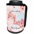 3dRose Alexis Design - Inspirational - There is no other you. Believe in yourself. Positive, funny decor - Can Cooler Bottle Wrap (cc_295083)