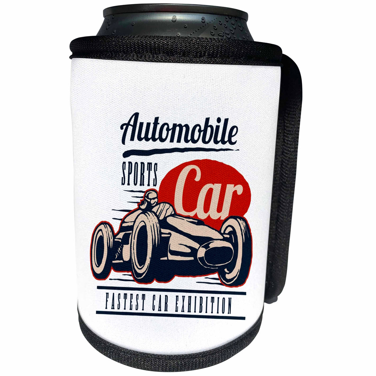 3dRose Alexis Design - Transport Auto - Automobile sports car. Fastest car exhibition. Elegant racing decor - Can Cooler Bottle Wrap (cc_295098)