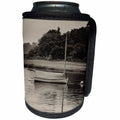 3dRose Roni Chastain Photography - Sailboat and reflection - Can Cooler Bottle Wrap (cc_295324)