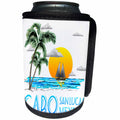 3dRose Nautical sailing beach design for the Cabo San Lucas,... - Can Cooler Bottle Wrap (cc_295349)