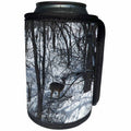 3dRose Beverly Turner Bird Photography - Deer in the Winter - Can Cooler Bottle Wrap (cc_29647)