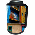 3dRose Kike Calvo Buenos Aires n Tango - La Boca Buenos Aires most colorful district 3 - Can Cooler Bottle Wrap (cc_9964)
