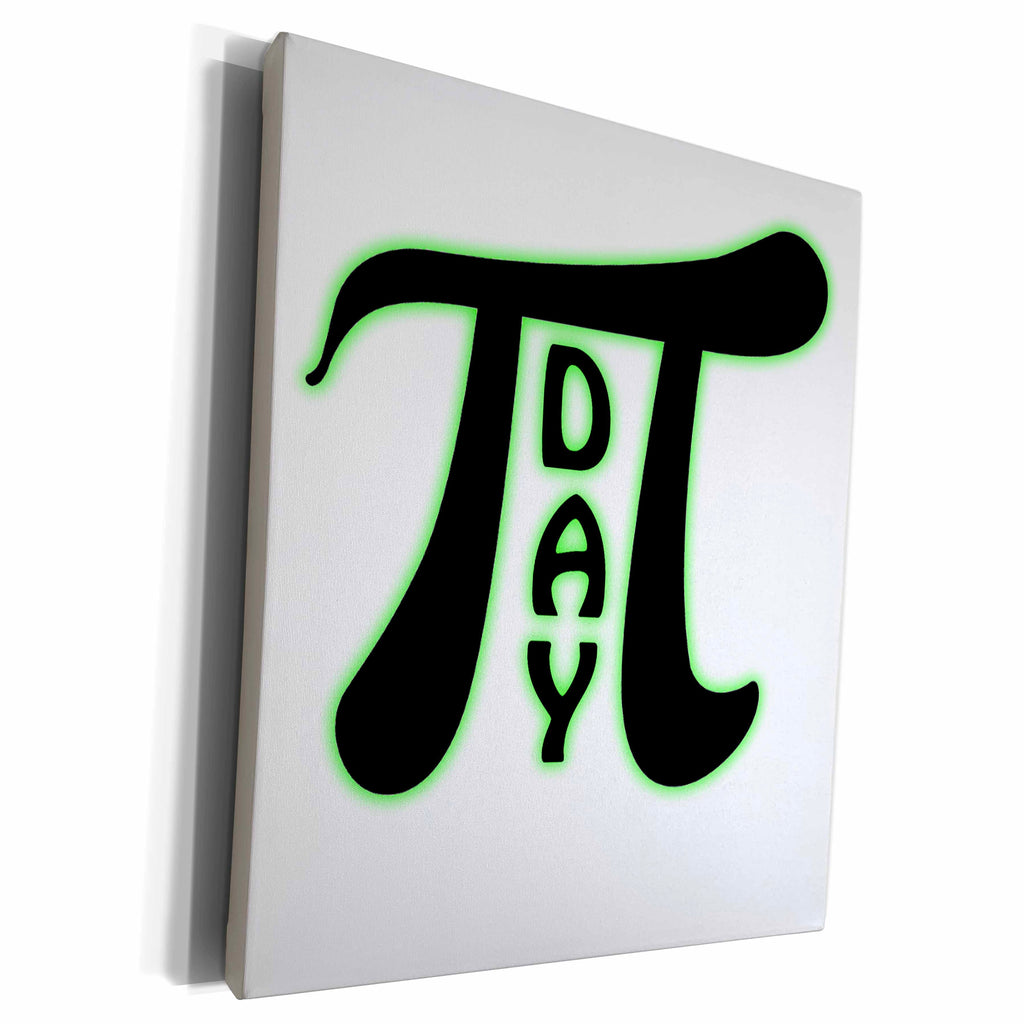 3dRose Edmond Hogge Jr – Prints n Patterns - Pi Day - Museum Grade Canvas Wrap (cw_214665)