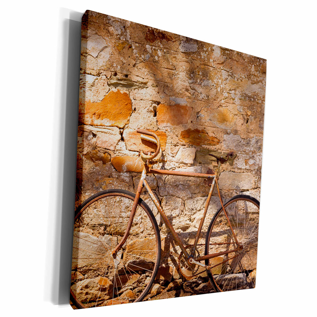 3dRose Danita Delimont - Australia - Australia, old bicycle - Museum Grade Canvas Wrap (cw_226337)