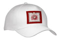 3dRose Image of Heart Ornament, Pearl Chain on Star and Lace Fabric Design - Caps (Cap_336618)