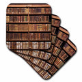 3dRose Danita Delimont - Libraries - France, Corsica, Books, Ajaccio municipal library - EU09 SSM0025 - Scott T. Smith - Coasters (cst_81697)