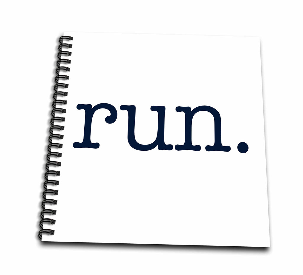 3dRose EvaDane - Quotes - run - Drawing Books (db_149840)