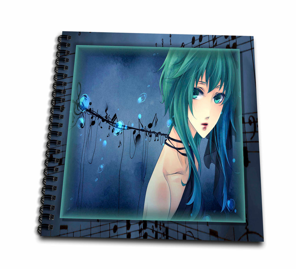 3dRose Susan Brown Designs General Themes - Anime and Notes - Drawing Books (db_24102)