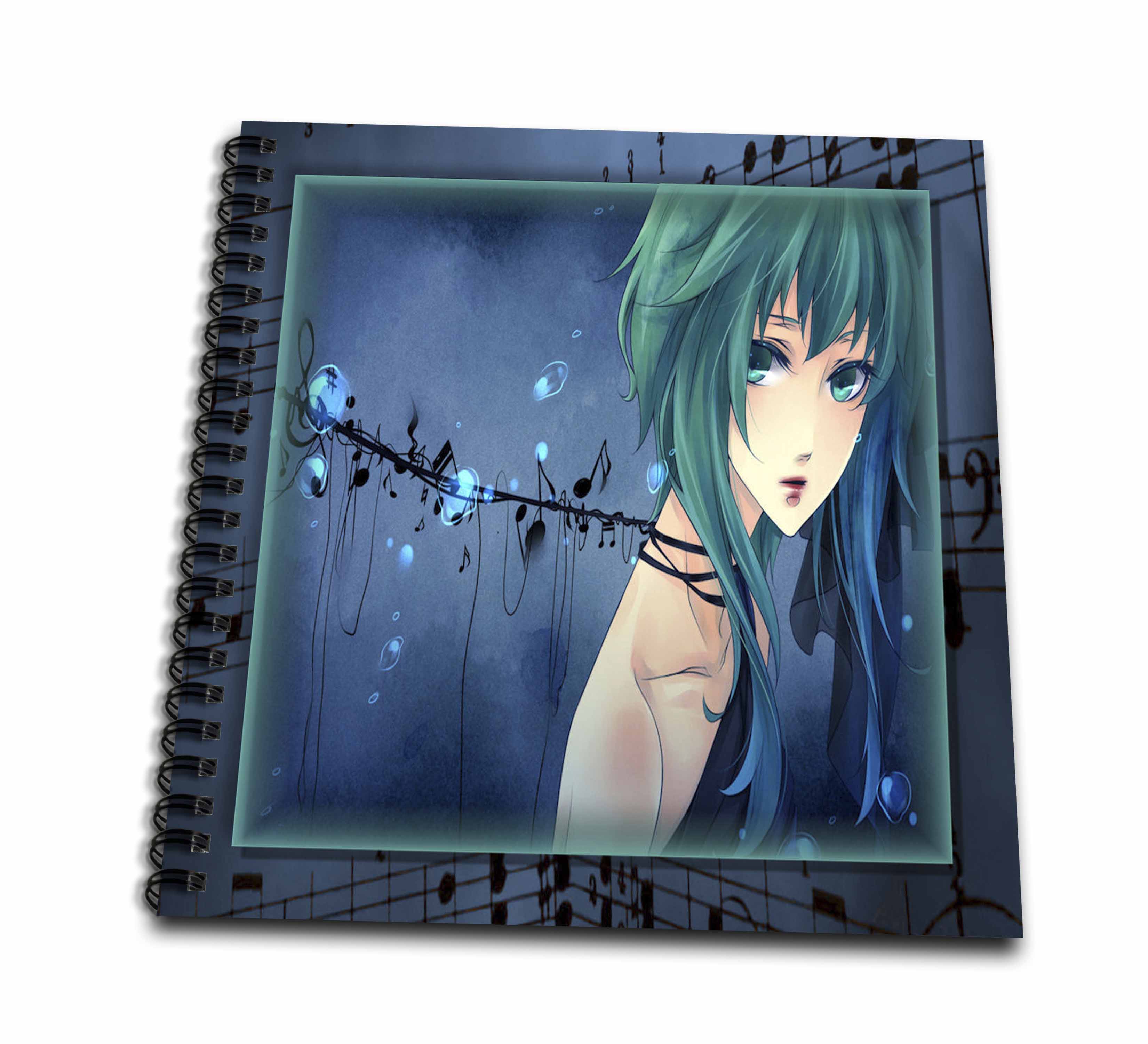 3dRose Susan Brown Designs General Themes - Anime and Notes - Drawing Books (db_24102)