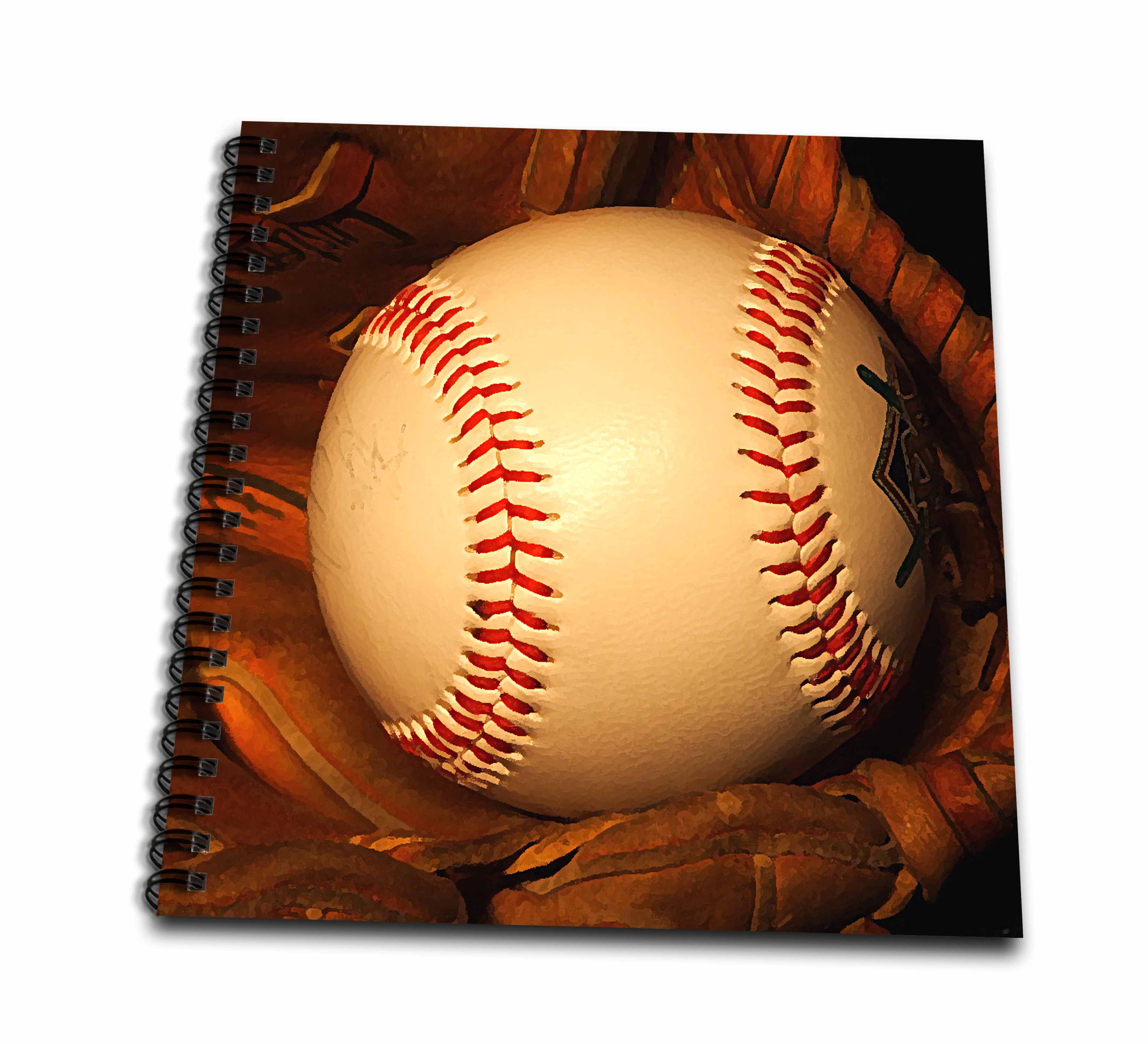 3dRose Kids Stuff - Baseball - Drawing Books (db_4387)