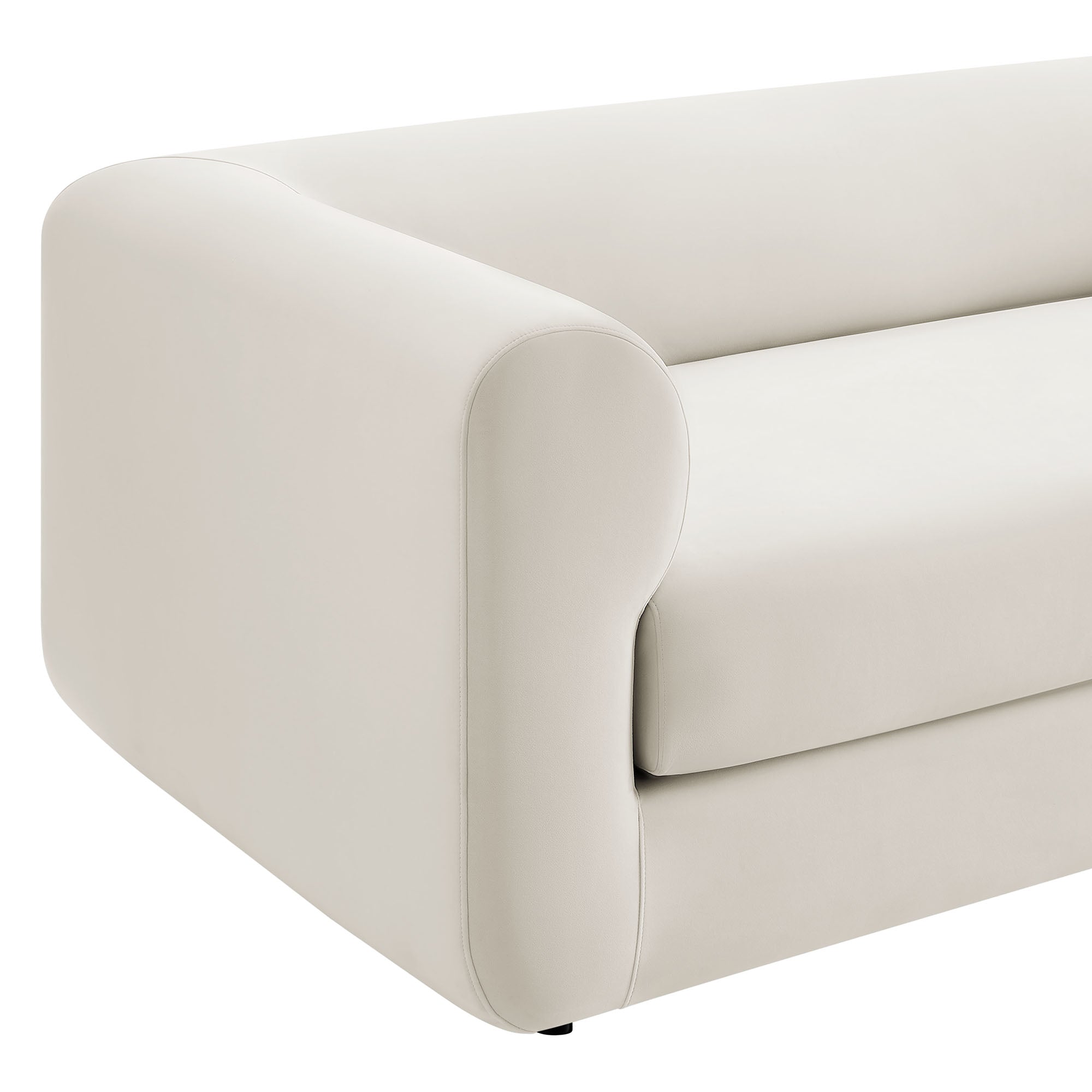 Leif 89" Performance Velvet Upholstered Sofa by Modway