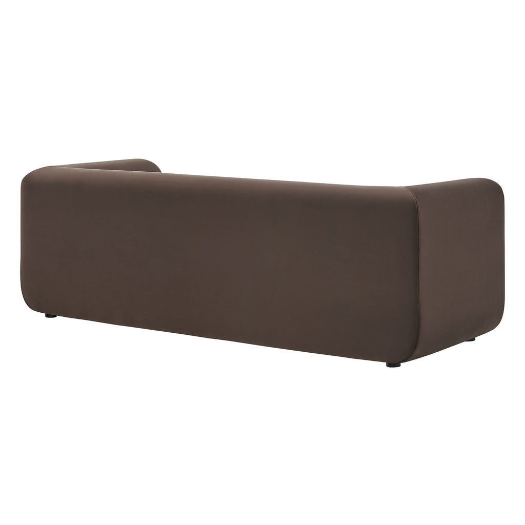 Leif 89" Performance Velvet Upholstered Sofa by Modway