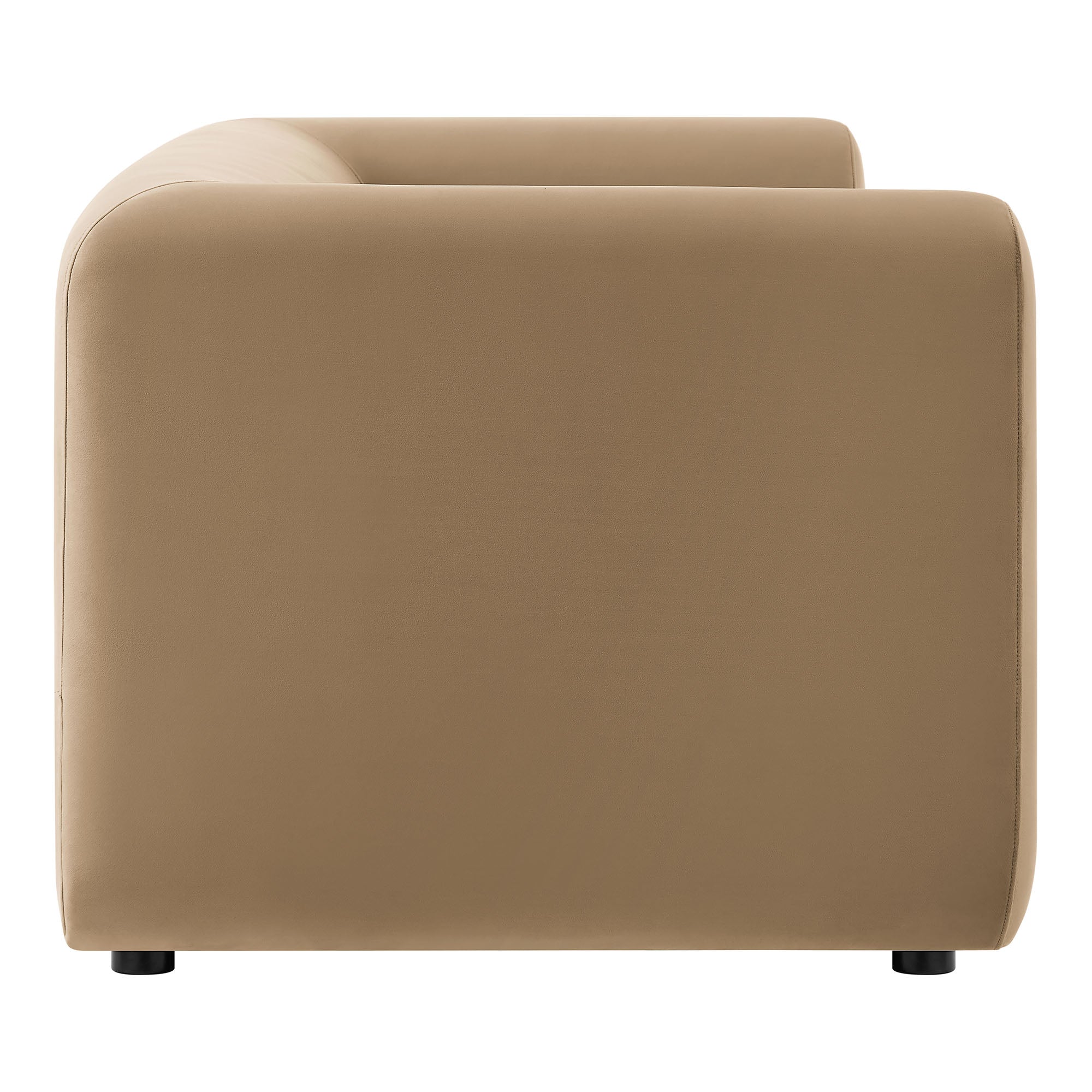 Leif 89" Performance Velvet Upholstered Sofa by Modway