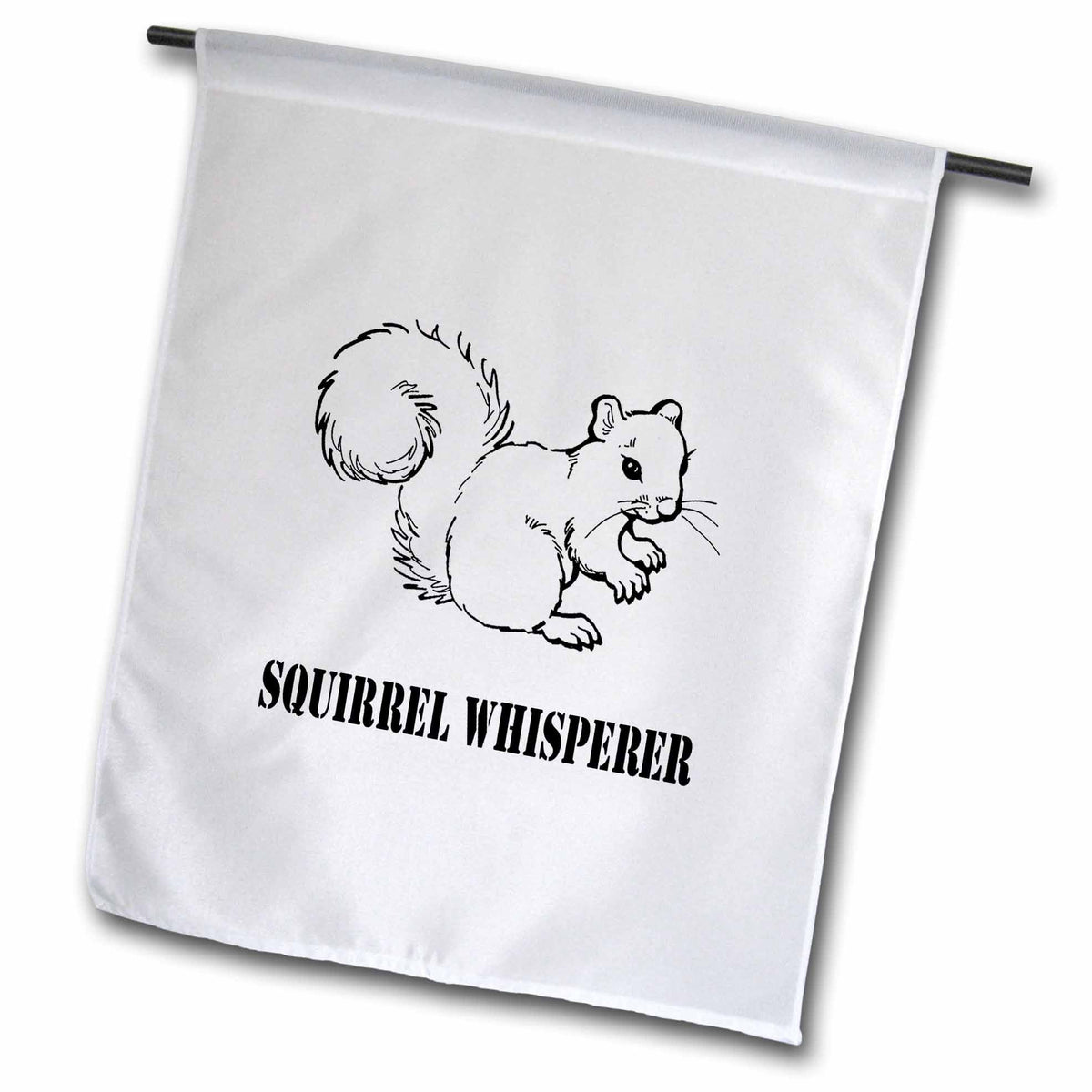 3dRose EvaDane - Funny Cartoons - Squirrel Whisperer. - Flags (fl_107306)