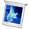 3dRose Taiche - Acrylic Painting - Birds - Dove The peace dove is a common Christian symbol of the Holy Spirit. - Flags (fl_128459)