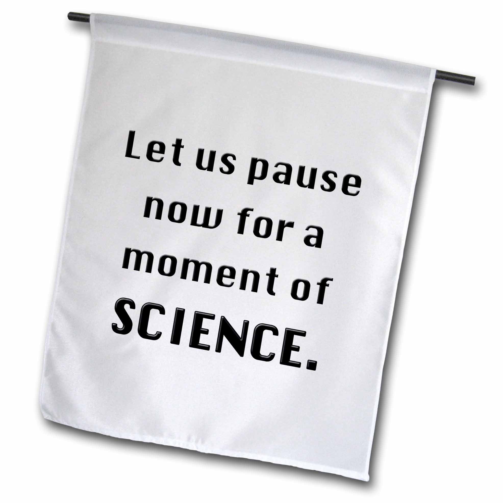 3dRose EvaDane - Funny Quotes - Let us Pause Now for a Moment of Science - Flags (fl_149870)