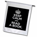 3dRose EvaDane - Funny Quotes - Keep calm and read a book - Flags (fl_157447)