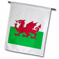 3dRose InspirationzStore Flags - Flag of Wales - Welsh red dragon on white and green - Y Ddraig Goch UK United Kingdom Great Britain - Flags (fl_158289)